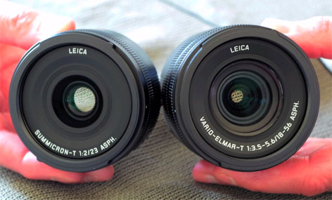 Leica T, ottiche dedicate 23mm e zoom 18-56mm